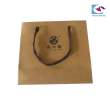 Китайские оптовые роскошные магазины Гуанчжоу крафт бумажный мешок с логотипом